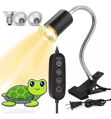 Lámpara Uva Uvb De 50w+25w Para Reptiles