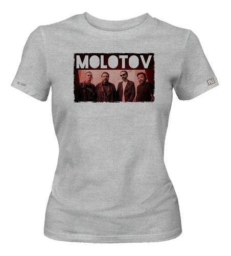 Camiseta Molotov Logo Rock Hip Hop Rap En Español Dama Ikgd