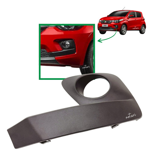 Par Moldura Milha Mobi Easy 2017 2018 2019 2020 Aberto