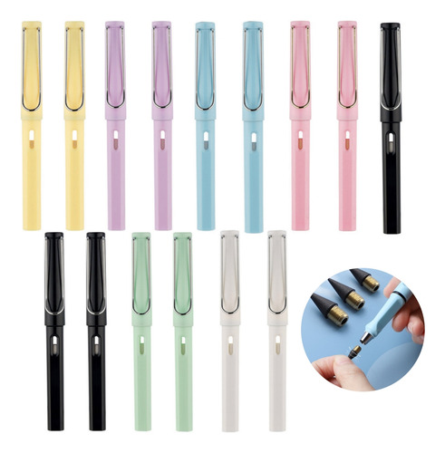 Kit 15 Lápices Infinito Mágico Lapicero Eterno Con Borrador