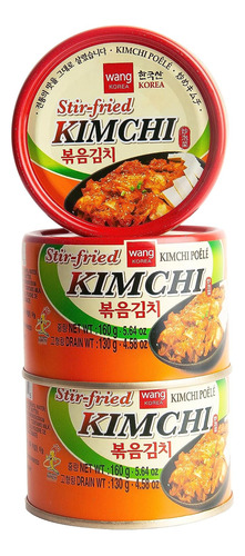 Kimchi Coreano Enlatado Salteado, 5.64 Oz, Paquete De 3
