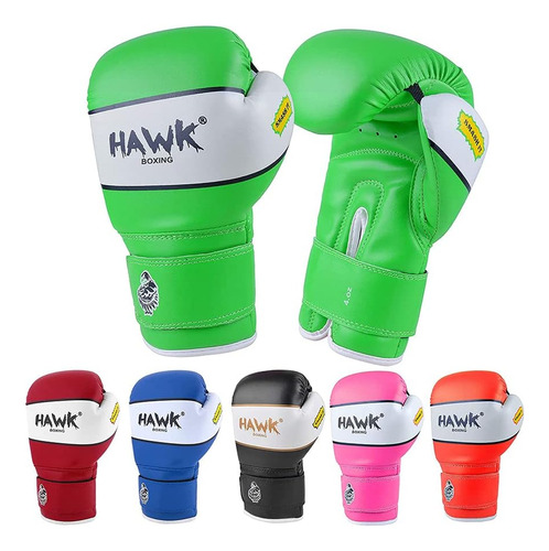 Guantes De Boxeo Hawk Sports 4 Oz Verde