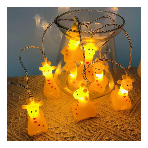 Luces De Cuerda De Jirafa Luces Nocturnas De Animales Que Fu