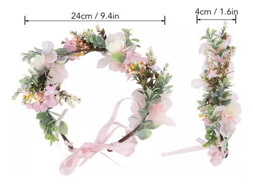 Diadema De Flores Para Fiesta De Bodas