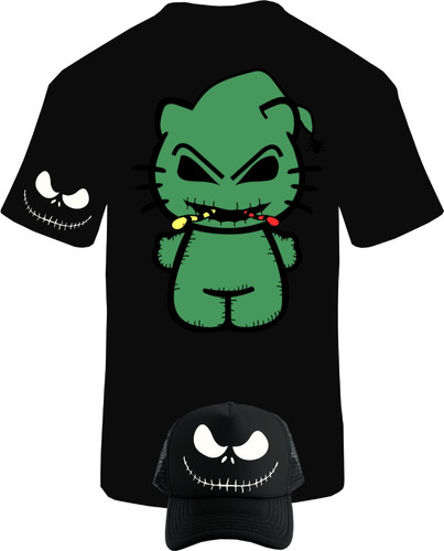 Camiseta Manga Cort Jack Skellington Boogie Obsequio Gorra 