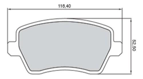 Imagen 2 de 5 de Pastilla De Freno Delantera Renault Duster Oroch 1.6 16v Bos