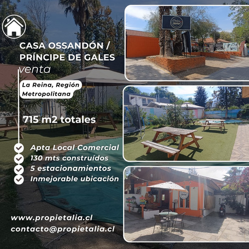 Casa Ideal Local Comercial Inmejorable Ubicación La Reina