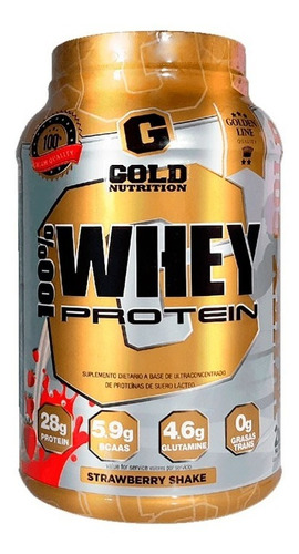 Whey Protein 100% Gold Nutrition  2 Lb Suplementos