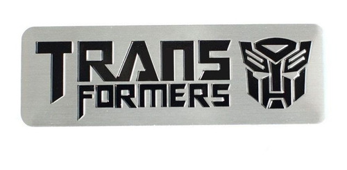 Emblema Transformers Gm Chevrolet Camaro Ss V8 Auto Adesivo