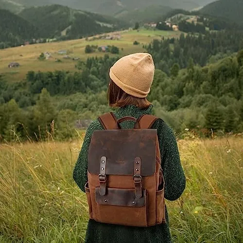 Mochila lona encerada hotsell