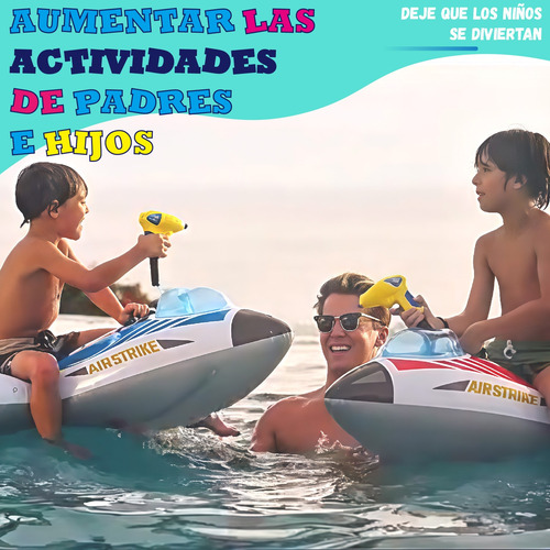 Flotadores De Piscina Para Niños Con Pistola De Agua