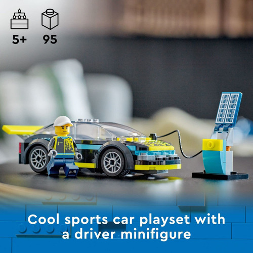 Carro Esportivo Elétrico Lego City 60383, Brinquedo Por Mais