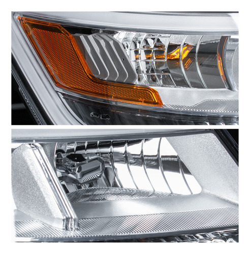Faro Para Explorer 2016 A 2018 Cromo C/luz De Dia Derecho
