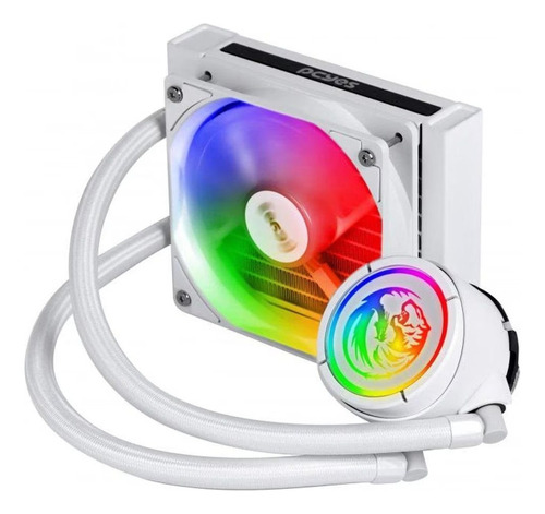 Water Cooler Pcyes Nix 2 Argb 120mm Tdp 200w Branco Led Rgb