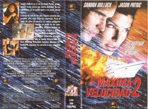 Maxima Velocidad 2 Vhs Sandra Bullock Jason Patric Speed 2