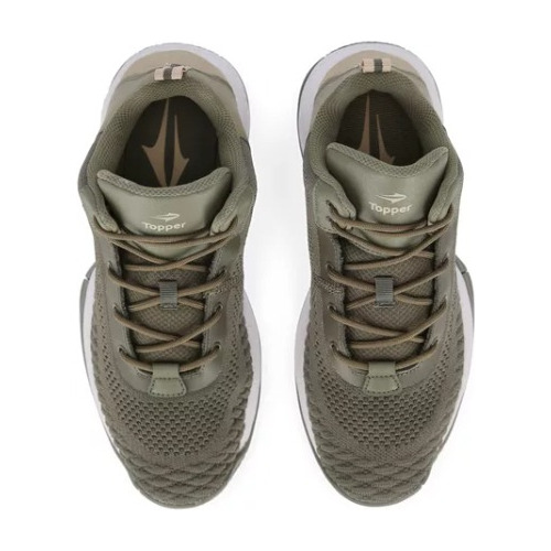 Zapatillas Topper Candun Oliva/beige Abc Dep