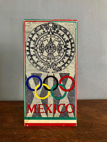 Placa Antigua Vintage Olimpiadas De Mexico 68 Aluminio