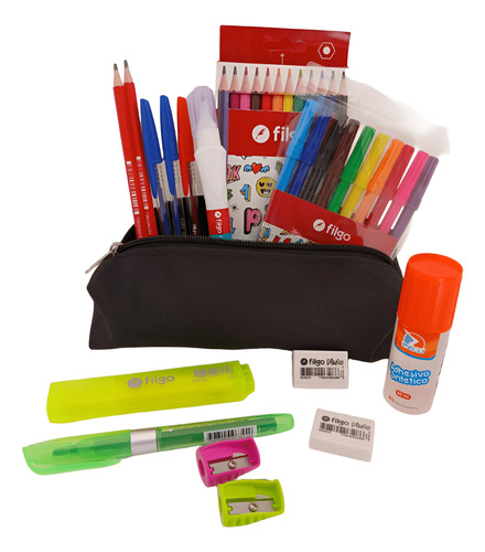Set De Útiles Escolares Secundaria Primaria + Cartuchera