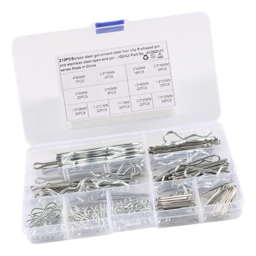 Kit De Surtido De Pasador De Cotter De 210x, Alfileres De
