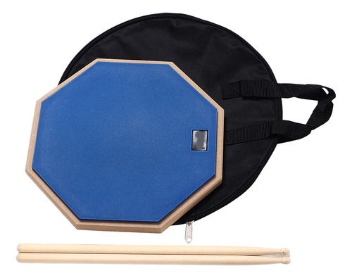 Juego De 3 Baquetas Silent Drum Pad, Portátiles, Tontas, 12