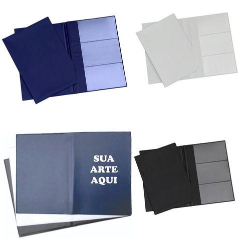 Kit Com 100 Capas Porta Manual Proprietário Personalizados