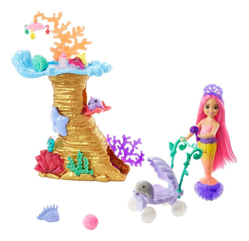 Muñeca Barbie Chelsea Sirena Mermaid Power Original Mattel