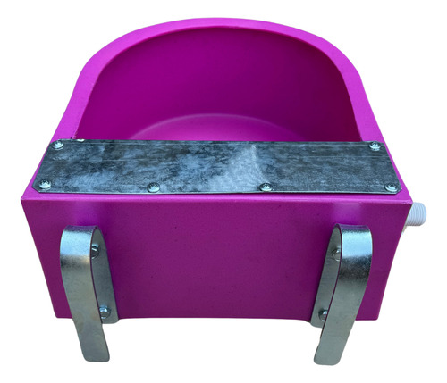 Bebedouro Com Boia Cavalos Cocho Bezerro Agua Caes 10l Rosa