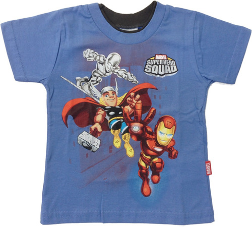 Camiseta Marvel Super Hero Squad Brandili 31547 - Tam. 1