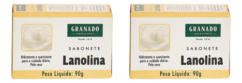 Sabonete Granado 90g Lanolina-kit C/2un