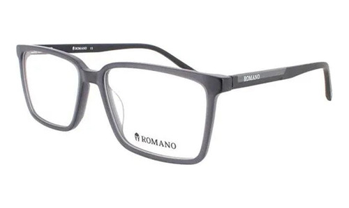 Óculos Armação Romano Ro1086 C2 Cinza Acetato Masculino