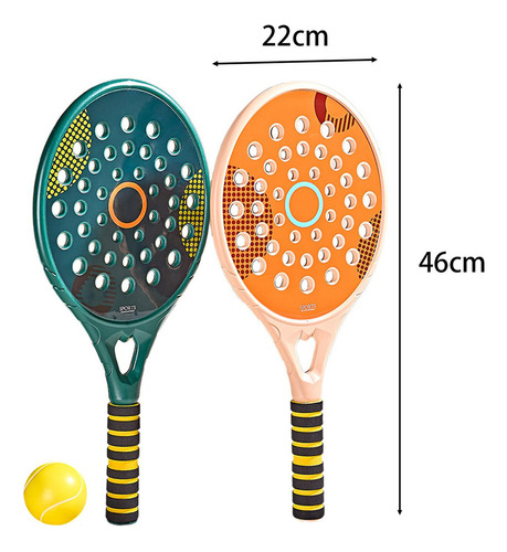 Raquetas De Tenis De Playa Para Niños Con Pelota,