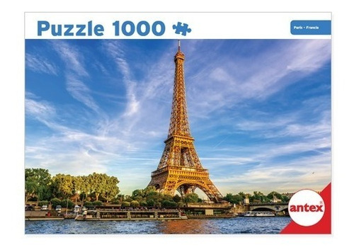 Imagen 1 de 3 de Antex Puzzle Rompecabezas 1000 Piezas París Torre Eiffel