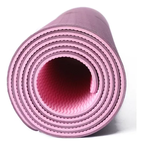 Mat Yoga 6 Mm Colchoneta Importada Antideslizante Fitnesas