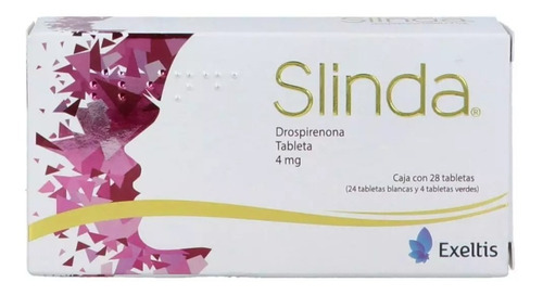 Slinda 4 Mg C/28 Tab / Drospirenona 4 Mg / Exeltis 