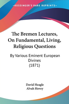 Libro The Bremen Lectures, On Fundamental, Living, Religi...