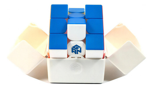 Cubo Rubik 3x3 Gan 11 M Pro Magnético Stickerless Color De La Estructura Frosted, Primary