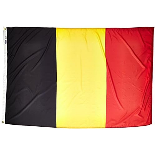 Bandera De Bélgica Hecha Ee.uu. Según Especificacione...