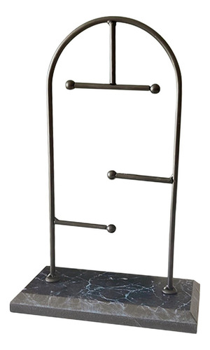 Soporte Para Collares, Organizador De Estante Negro Negro