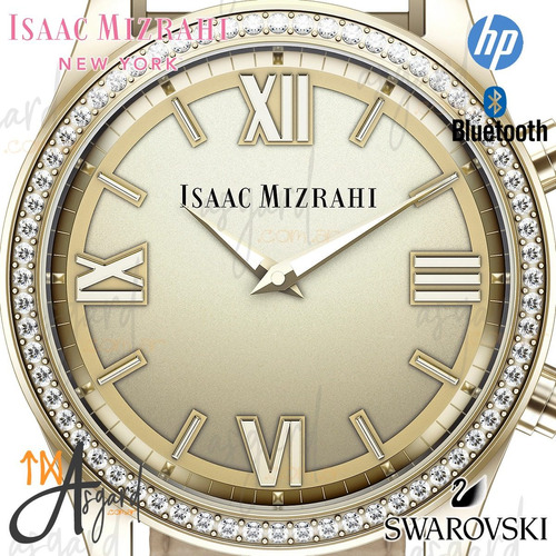 Reloj Inteligente Hp Isaac Mizrahi Swarovski Smartwatch Gold | Envío gratis