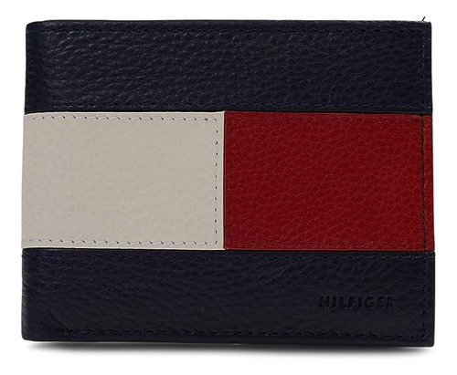 Billetera Tommy Hilfiger Tarj Desmontable Y Sep De Billetes