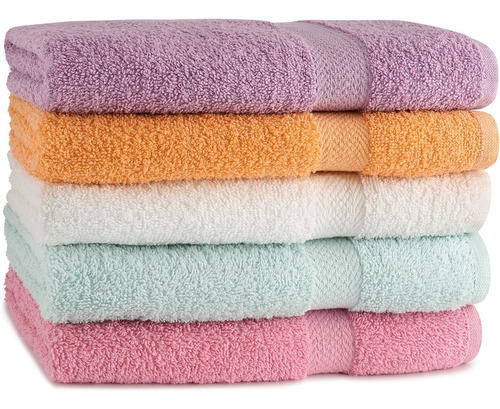 Towelfirst Juego De 5 Toallas De Baño Extra Absorbentes, Gra