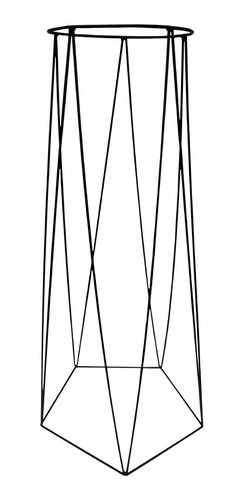 Base Matera Metálica Pentagonal 27 X 90 Cm