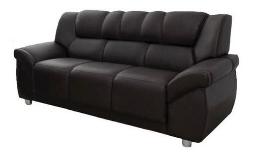 Sillon 3 Cuerpos Sofa Living Córdoba Pu Negro