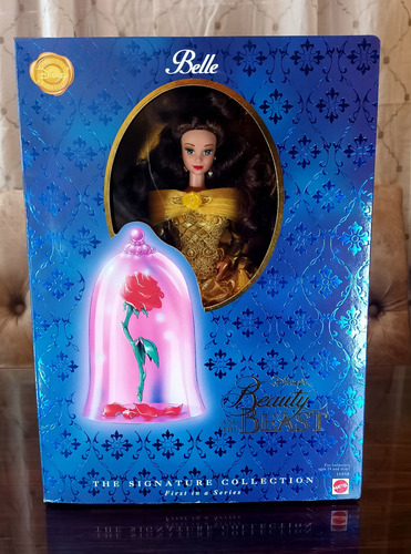 Muñeca Disney 1st In A Series Signatue Belle Mattel 1996