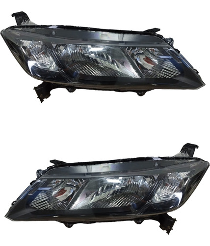 Par Farol Honda City 2014 2015 2016 2017 Máscara Negra 