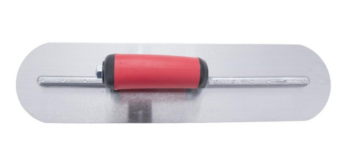 Imagen 2 de 4 de Llana Metálica De Acabado 14 X 4 Qlt Mango Plastico