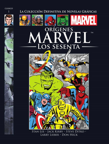 Origenes Marvel - Los Sesenta Salvat 60 Spíder Hulk Stan Lee