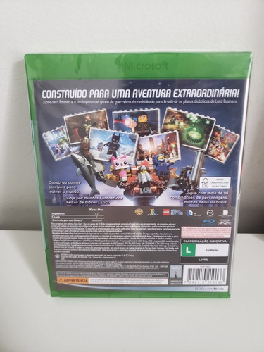 Jogo Xbox One Infantil Lego The Movie Vídeogame Lacrado