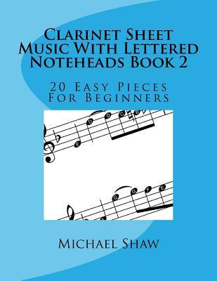 Libro Clarinet Sheet Music With Lettered Noteheads Book 2...