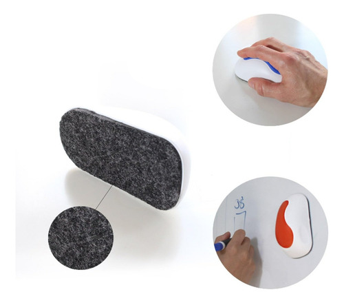 Pack 3 Borrador Pizarras Acrilicas Mouse
